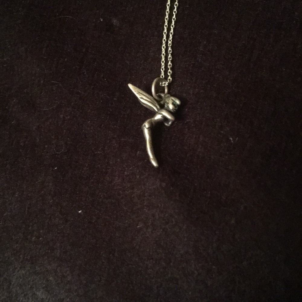 Silver Tinker Bell necklace